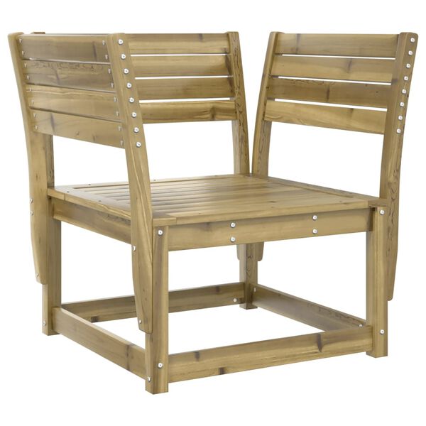 vidaXL Set Salotto da Giardino 5 pz in Legno Impregnato di Pino
