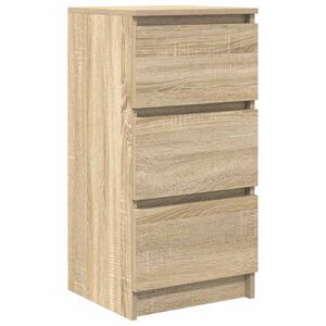 vidaXL Credenza Rovere Sonoma 37,5x35x76 cm in Legno Multistrato
