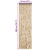 vidaXL Zanzariera Beige 56x200 cm Ciniglia