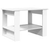 vidaXL Tavolino da salotto Bianco 72 x 50 x 50 cm Legno multistrato