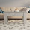 vidaXL Tavolino Salotto Grigio Cemento 101x49x52 cm Legno Multistrato