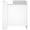 vidaXL Comodino Bianco 45x50x50 cm in Truciolato