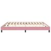 vidaXL Letto a Molle senza Materasso Rosa 200x220 cm in Velluto