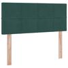 vidaXL Letto con Contenitore Verde Scuro 120 x 200 cm Velluto