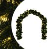 vidaXL Ghirlanda di Natale 48 LED Bianco caldo PVC