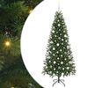 vidaXL Albero di Natale artificiale con 300 LED Verde 180 cm PE e PVC