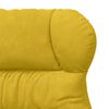 vidaXL poltrona Giallo 69 x 74 x 93 cm Velluto