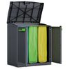 Keter Armadio Riciclaggio Moby Compact Recycling System Grafite 100 cm
