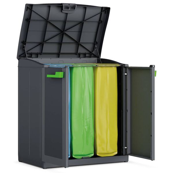 Keter Armadio Riciclaggio Moby Compact Recycling System Grafite 100 cm