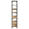 vidaXL Libreria Rovere artigianale 91 x 36 x 176 cm Legno multistrato