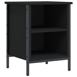 vidaXL Scarpiera Nera 38x35x50 cm in Legno Multistrato