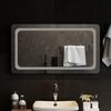 vidaXL Specchio da Bagno con Luci LED 90x50 cm