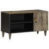 vidaXL Mobile Porta TV Grigio Chiaro 80x31,5x46 cm in Legno Mango