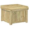 vidaXL Cassa per cuscini da esterno Legno di Pino Impregnato