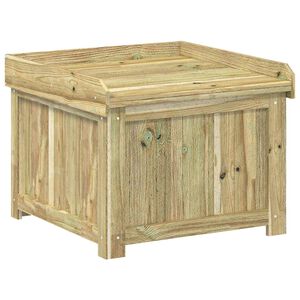 vidaXL Cassa per cuscini da esterno Legno di Pino Impregnato