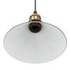 vidaXL Lampada Sospensione Regolabile E27 Grigio Lucido Ø22 cm Metallo