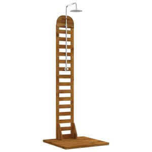 vidaXL Doccia da esterno 225 cm Naturale