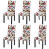 vidaXL Sedie da Pranzo 6 pz in Tessuto Multicolore