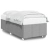 vidaXL Giroletto senza Materasso Grigio Chiaro 100x200 cm Tessuto