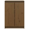 vidaXL Credenza Marrone Ambrato 60x36x84 cm in Legno Massello di Pino