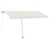 vidaXL Tenda Sole Retrattile Manuale Autoportante 400x300 cm Antracite