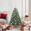 vidaXL Albero di Natale artificiale con 150 LED Verde 120 cm PE e PVC