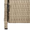 vidaXL Armadietto Beige 70 x 50 x 87 cm Poliestere e Rattan Roly