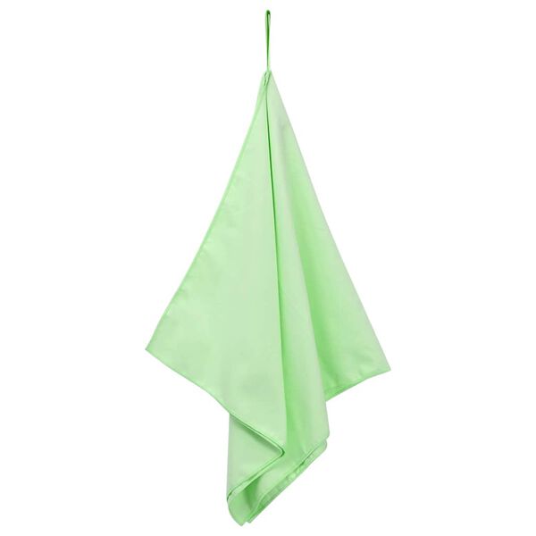 vidaXL Asciugamani Sportivi 2 pcs Verde 100 x 50 cm