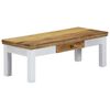 vidaXL Tavolino da Salotto 110x50x40 cm in Legno Massello di Mango