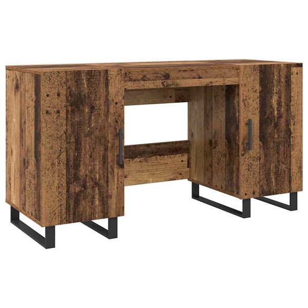 vidaXL Scrivania Legno vecchio 140 x 50 x 75 cm Legno multistrato