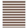 vidaXL Tenda a Rullo Zebra Larghezza Tessuto 130,9 cm Poliestere