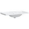 vidaXL Lavandino da Bagno Bianco 71x48x19,5cm Rettangolare in Ceramica