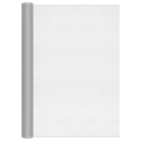 vidaXL Zanzariera in Alluminio 80x1000 cm Argento