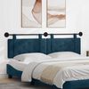 vidaXL Testata appesa Montaggio a parete Blu 170 x 55 x 5 cm Velluto