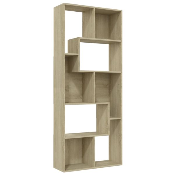 vidaXL Libreria Rovere Sonoma 67x24x161 cm in Legno Multistrato