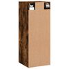 vidaXL Mobile a Parete Rovere Fumo 34,5x34x90 cm