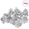 vidaXL T-nut con punte 7200 pcs Argento M6 mm Acciaio