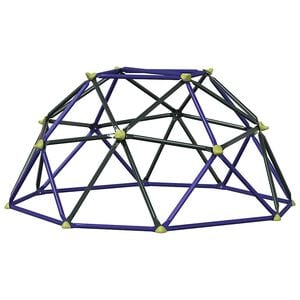 vidaXL Dome da Arrampicata Blu Acciaio