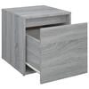 vidaXL Cassetto Contenitore Grigio Sonoma 40,5x40x40 cm in Multistrato