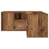 vidaXL Mobile Angolare Legno Antico 160x40x45 cm in Truciolato