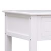 vidaXL Tavolino da Salotto Bianco 100x50x45 cm in Legno