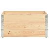 vidaXL Fioriere Rialzate 3 pz 80x120 cm in Legno Massello di Pino