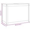 vidaXL Contenitore per Bucato 88,5x44x66 cm Legno Massello Pino