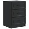 vidaXL Armadio da Notte Nero 43 x 41 x 63,5 cm Legno ingegnerizzato