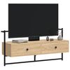 vidaXL Mobile TV a Muro Rovere Sonoma 100,5x30x51 cm Legno Multistrato