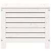 vidaXL Poggiapiedi da Giardino Bianco 62x31,5x52cm Legno Massello Pino