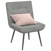 vidaXL Sedia Relax 64x74x84 cm Grigio Chiaro in Velluto
