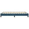 vidaXL Struttura Letto a Rete a Molle Blu Scuro 140x190 cm in Velluto