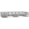 vidaXL Set Divani da Giardino 11 pz in Legno Massello di Pino