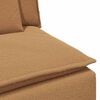 vidaXL Modulo Centrale Divano Modulare con Cuscini Beige 100 cm